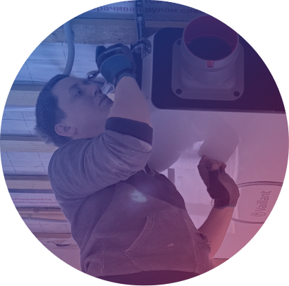 Установка системы приточной вентиляции