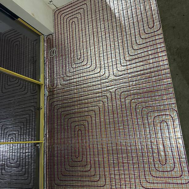 Монтаж отопления: система "теплый пол"